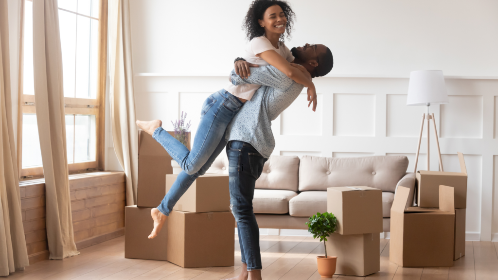 excited home buyer or seller